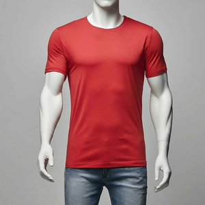 T-shirt basique à manches courtes unisexe, t-shirt vierge pour impression sérigraphique, tissu en coton premium doux - Product Image 3