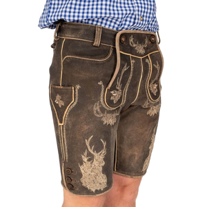 Lederhosen Bávaros para Hombre al Por Mayor, los Más Vendidos, Talla Personalizada, Precio Económico, Lederhosen Bávaros Cortos - Product Image 4