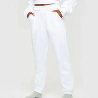 Pantalon de survêtement d'hiver pour femme, taille élastique, personnalisé, de haute qualité, vente en gros, décontracté, coupe oversize
