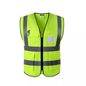 เสื้อกั๊กนิรภัยสำหรับผู้ชาย OEM 2026 โลโก้สั่งทำได้ทุกสี เสื้อกั๊กสะท้อนแสงสำหรับงานก่อสร้าง วิศวกร  มีหลายกระเป๋า - Product Image 5