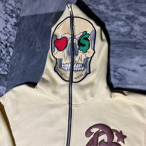 Sudaderas con Capucha para Hombre, de Algodón Grueso, con Cierre, Estampado Puff, con Logotipo Personalizado Bordado, Forro Polar Transpirable y Ecológico - Product Image 3