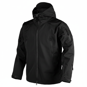 Veste de randonnée softshell, séchage rapide, légère, coupe-vent, vêtements d'extérieur, vêtements de sport d'hiver, trekking, logo personnalisé, OEM, vestes en gros - Product Image 2