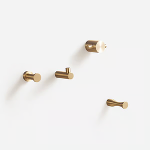 Luxurious Decorative Brass <b>Hook</b> Wall Bathroom Towel Hanger Double <b>Kitchen</b> Wall Hanging Living Room Bag Bathroom <b>Hook</b> - Product Image 4