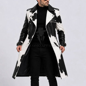 Manteau en cuir pour homme, style moderne, fabriqué avec des matériaux de qualité supérieure pour un confort hivernal, disponible en couleur et taille personnalisées - Product Image 3