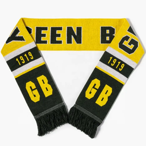 Bufanda Acrílica Cuadrada Personalizada con Diseño a Medida, Colores del Logotipo del Equipo, Artículos para Aficionados del Estadio, Fútbol, Jacquard Térmico - Product Image 4