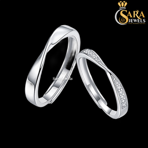 Anillo de Oro Blanco de 14K Estilo Vintage con Diamante Moissanita y Gema Rosa para Regalo de Boda, Compromiso, Aniversario o Fiesta - Product Image 2