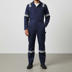 Reflective Industrial <b>Overall</b> Uniform with Durable Material for Safety and Workplace Protection - Product Image 1