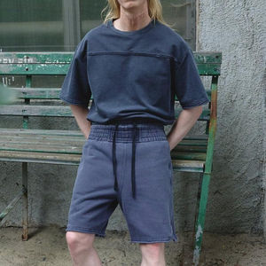 T-shirts Homme Grande Taille Effet Délavé Acide HSI OEM Tendance 2026 – Vente en Gros, Personnalisation Logo, Coton Fabriqué au Pakistan - Product Image 5