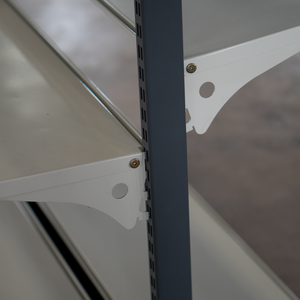 Knock-Down Slotted Upright Supermarket <b>Shelves</b> | Easy Assembly Open Back Display <b>Rack</b> OEM - Product Image 5