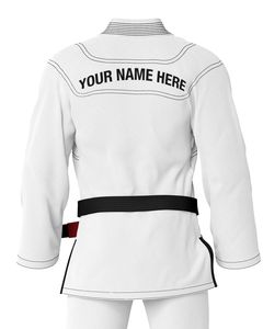 ชุดยิวยิตสู BJJ ผ้าฝ้ายพรีเมียม ทอลายเพิร์ลวีฟ รับสกรีนโลโก้ ระบายอากาศได้ดี น้ำหนักเบา ชุดฝึกซ้อมยิวยิตสู สำหรับผู้ชายและผู้หญิง - Product Image 3