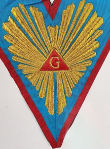 Collares de Maestro de Ceremonias del Rito Francés de Alta Calidad, Collares Masónicos Personalizados en Oferta, Collares Masónicos - Product Image 6