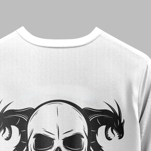 T-shirts graphiques personnalisés en coton respirant de qualité supérieure, col rond, impression personnalisée, fabricant en gros OEM ODM - Product Image 5