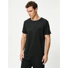 เสื้อยืดคอกว้างแขนสั้นผู้ชายคุณภาพสูง ปี 2026 แฟชั่นสตรีทแวร์ สีพื้น มีตัวเลือกสีหลากหลายแบบขายส่ง - Product Image 3