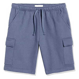 Men's Solid Cargo Shorts Long Length Summer Multi-Pocket Casual Cotton Elastic Capri Breathable Quick Dry Cargo Shorts - Product Image 1