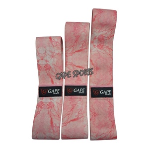 Bán Sỉ Dây Vải Kháng Lực Tập Yoga Dây Thun Co Giãn Vòng Hông Chân Tập Luyện In Hình Cheetah Màu Nâu Cho Tập Mông Ngồi Xổm - Product Image 4