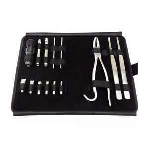 Extracteur de dents de loup Burgess pour chevaux, grand modèle, 14 pièces, en acier inoxydable, de qualité chirurgicale, autoclavable, vétérinaire - Product Image 3