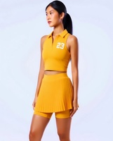 Uniformes de Tenis para Mujer con Estampado Animal, Personalizados con Impresión Digital, Transpirables, Ecológicos, de Secado Rápido, con Spandex/Algodón, OEM