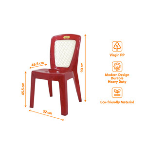 PP Outdoor Plastic Modern Garden Chair Multi Color Full Color <b>Printed</b> <b>Extra</b> <b>Large</b> Backrest Heavy Duty Lightweight Durable - Product Image 1
