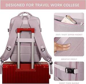 Mochila para Portátil de Viaje, Moderna, para Mujeres y Hombres, Informal, para el Trabajo, la Escuela Secundaria y la Universidad - Product Image 3