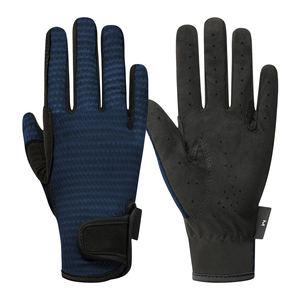 Guantes de equitación con agarre superior y palma adherente, ligeros, de malla, protectores para ejercicio a caballo, antideslizantes, unisex - Product Image 2
