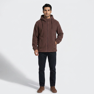 Manufacturer Customized Adult Professional <b>Zipper</b> Hoodie Full-Sleeve Fitted Mens Hoodies 100% Cotton Fleece for Winter - Product Image 6