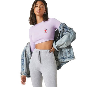 Top Corto para Mujer, Diseño Moderno y Minimalista, Estampado Sólido, Ligero y Cómodo, Ideal para Fiestas de Graduación - Product Image 4