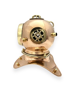 Horloge de plongée antique haut de gamme de 8 pouces, en cuivre et laiton poli, avec verre de montre nautique, style vintage maritime pour la maison et le bureau M/S - Product Image 2