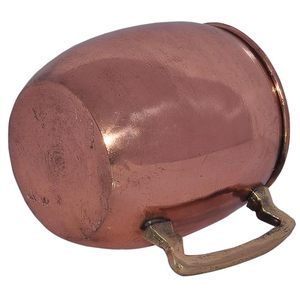 Sophisticated Copper Moscow Mule <b>Mugs</b> Designed For Serving Cold Cocktails In Kitchen Bar And Family Dining Gatherings - Product Image 3