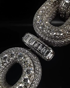 Iced Out VVS Moissanite Letter <b>Name</b> Pendant 925 Silver Hip Hop Cuban Link <b>Chain</b> Luxury Charms Luxury Party Wear Jewelry For Men - Product Image 2