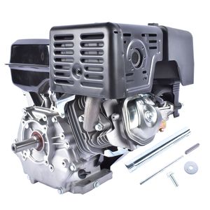 Generatore a Benzina Nero 4 Tempi 15HP 420cc con Albero Orizzontale OHV e Avviamento a Strappo per Go Kart, Spaccalegna, Compressori - Product Image 5