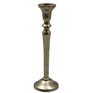 เชิงเทียนอลูมิเนียมสำหรับตกแต่งบ้านเชิงเทียนสีทองทองเหลืองหยาบขนาดใหญ่สำหรับตกแต่งบนโต๊ะ - Product Image 1