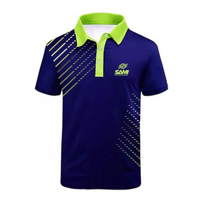 Camiseta Deportiva Personalizada de Manga Corta, Transpirable, Antibacterial, de Secado Rápido, con Logotipo del Equipo, Duradera, 100% Poliéster, Unisex - Product Image 1