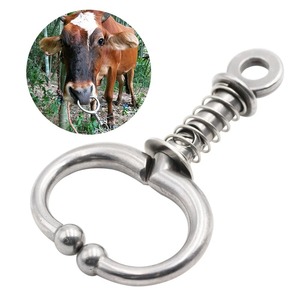 Stainless Steel Automatic Cow <b>Spring</b> Nose Pliers Cattle Nose Plier Cow Nose <b>Clip</b> Traction Tool Cattle Ring Farm Animals Supplies - Product Image 5