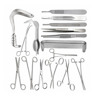 Ensemble d'instruments vaginaux de base de haute qualité certifié CE, instruments chirurgicaux gynécologiques en acier inoxydable, kit réutilisable - Product Image 1