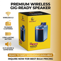 BoomBest LN5316BT Enceinte sans fil portable, basses puissantes, volume élevé, radio FM, lecteur de musique avec antenne télescopique USB