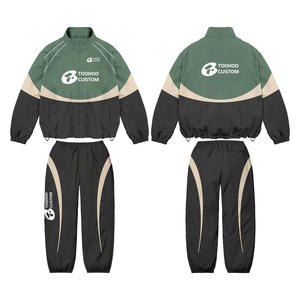 Ensembles de shorts en nylon pour hommes, survêtements streetwear d'été, ensemble en nylon coupe-vent, ensemble 2 pièces, tenue streetwear en nylon - Product Image 2