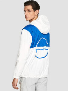 Custom Two Tone Colors Men's Hooded Windbreaker <b>Jacket</b> Fully Customize Nylon Fabric Zipper Style <b>Rain</b> <b>Jacket</b> for Outdoor Use - Product Image 2
