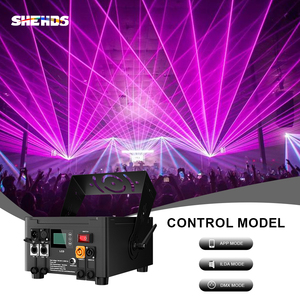 ไฟเลเซอร์ SHEHDS IP65 12W RGB 16/20CH DMX ILDA แอนิเมชั่น สำหรับงานดีเจ แสงเลเซอร์สำหรับไนท์คลับ โซลูชั่นไฟเวที - Product Image 3