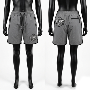 Premium 110 GSM Lightweight Polyester Windbreaker Shorts Multi Color Graphic Print Custom Logo Elastic Waist <b>Drawstring</b> - Product Image 1