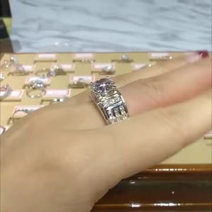 <b>Indian</b> Manufacture Luxury Diamond <b>Ring</b> for Engagement or Bridal Jewelry and Gift Giving Use Available at Best Price - Product Image 4