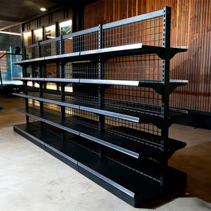 ชั้นวางสินค้าแบบปรับได้ JIUSHUN Grid Backplane ทำจากเหล็กแผ่นรีดเย็น สำหรับร้านค้าปลีกในห้างสรรพสินค้า - Product Image 3