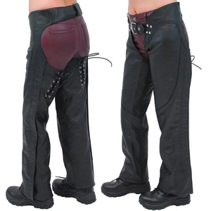 Top Manufacturer Lightweight Customized Motorbike Leather <b>Chaps</b> Custom Made Adults Different Designs Leather <b>Chaps</b> - Product Image 4
