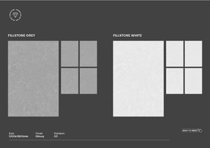 Baldosa de Porcelana Resistente de 120x180 cm, 9 mm de Grosor, Superficie Antideslizante con Bordes para Aplicaciones de Suelos Interiores Modernos - Product Image 5
