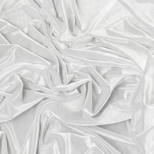 Breathable Quick Dry Wrinkle Resistant 100% Polyester Velvet Woven Fabric Solid White Sportswear Suits <b>for</b> Girls Special - Product Image 2