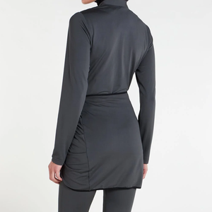 Ensemble de maillots de bain islamiques 2 pièces, modeste pour femmes musulmanes, avec logo imprimé sur le devant, maillots de bain en Spandex/Nylon de haute qualité, fournisseur en gros - Product Image 5