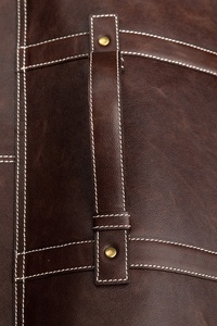 Mallette pour ordinateur portable sac à main pour hommes et femmes 100% en cuir véritable marron sac à bandoulière Style européen affaires bandoulière sacs d'ordinateur - Product Image 6