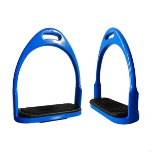Estribos de Aluminio Premium para Caballos, Amortiguadores de Impactos, Antideslizantes, con Soporte para los Pies y Base Ancha, Equipo de Equitación - Product Image 2