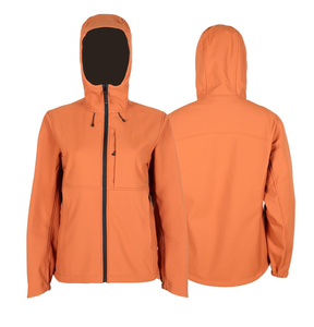 Women's High Quality Waterproof Softshell Jacket for Outdoor Breathable Polyester with Stand Collar and Zipper Closure - Product Image 1
