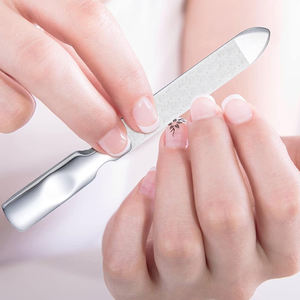 Lime à ongles professionnelle pour manucure, outil de façonnage durable en acier inoxydable, instrument de toilettage de précision - Product Image 3