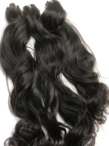 Cabello humano natural vietnamita 100%, cabello ondulado natural de trama, cabello humano alineado con cutícula - Product Image 2